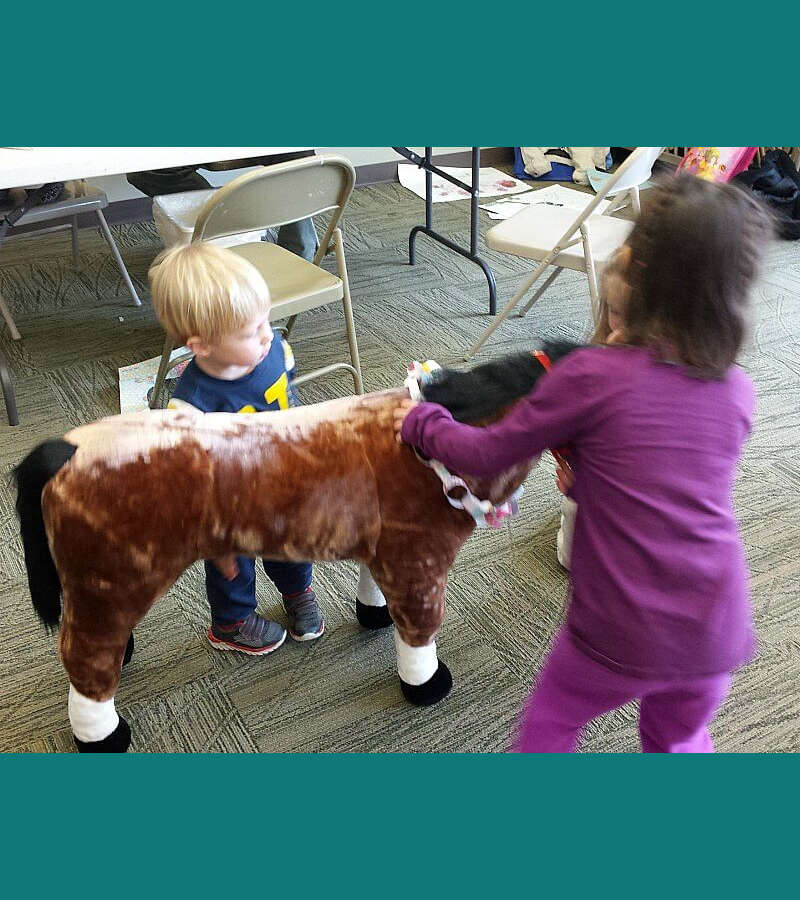 Putting On Micro's Magic Necklace Putting On Micro's Magic Necklace